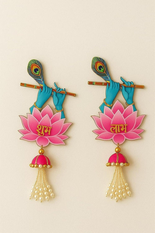 Floral Hangings for Decoration/Floral Wall Hanging Mandir Decorations Items || Background